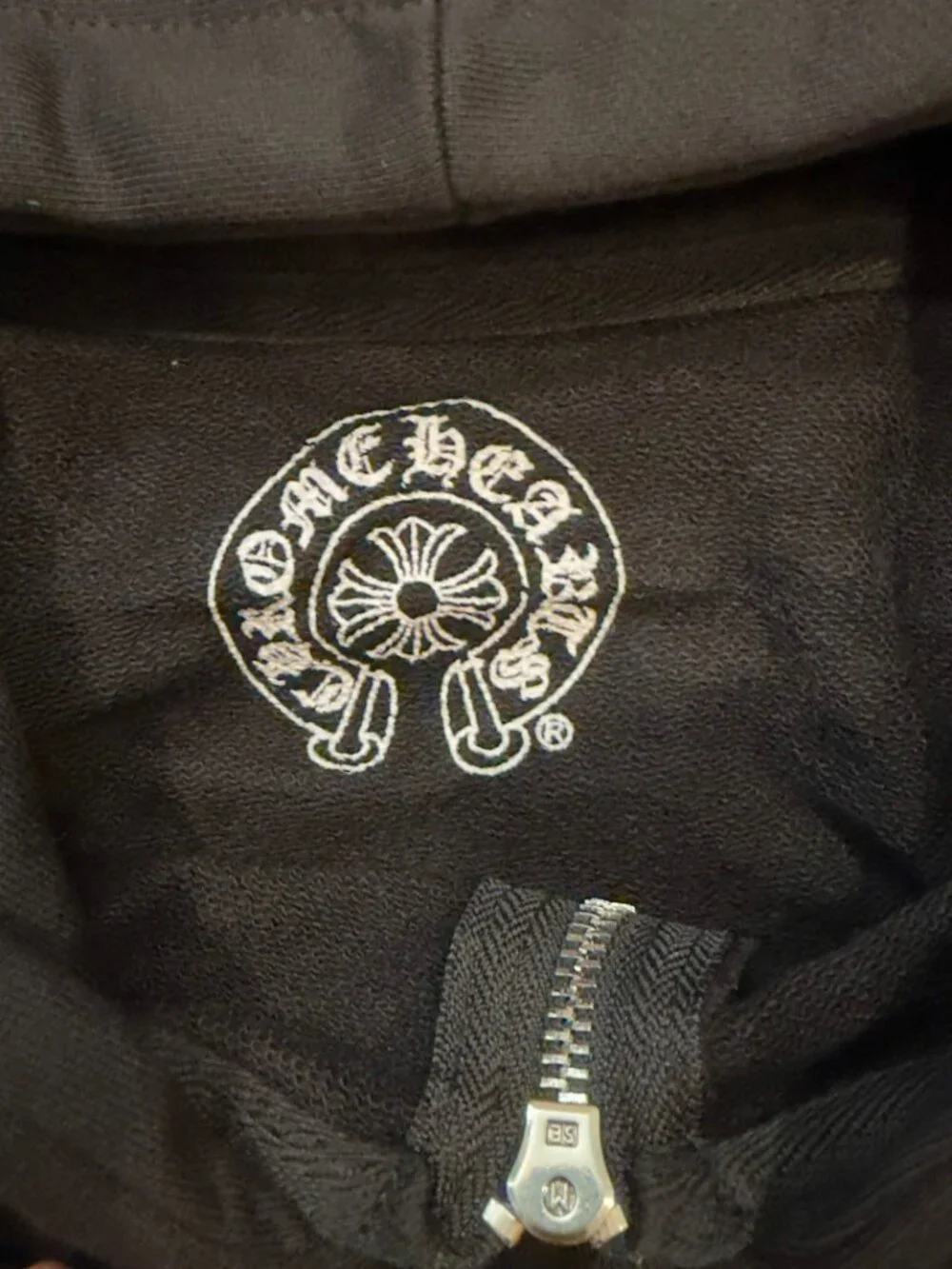 Chrome hearts zip up hoodie
